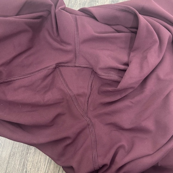 Athleta Women’s Straight Leg Elation Pants 1X – Burgundy Maroon Performance Yoga - Picture 10 of 15